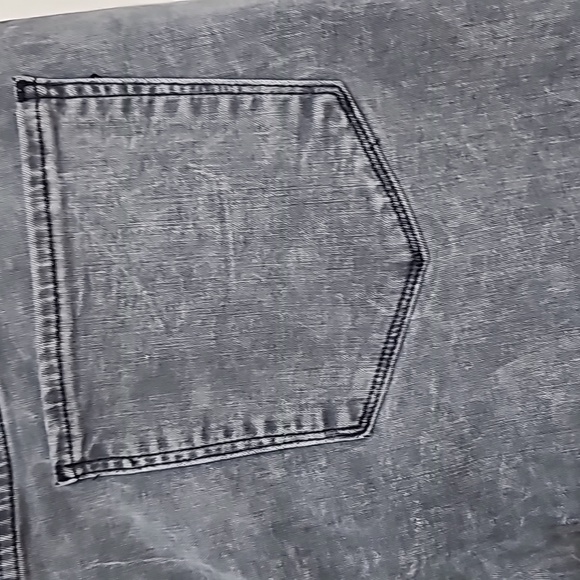 Paige Mens Lennox Straight Leg Ripped Acid Wash Grey Jeans Sz 38 - Picture 8 of 14